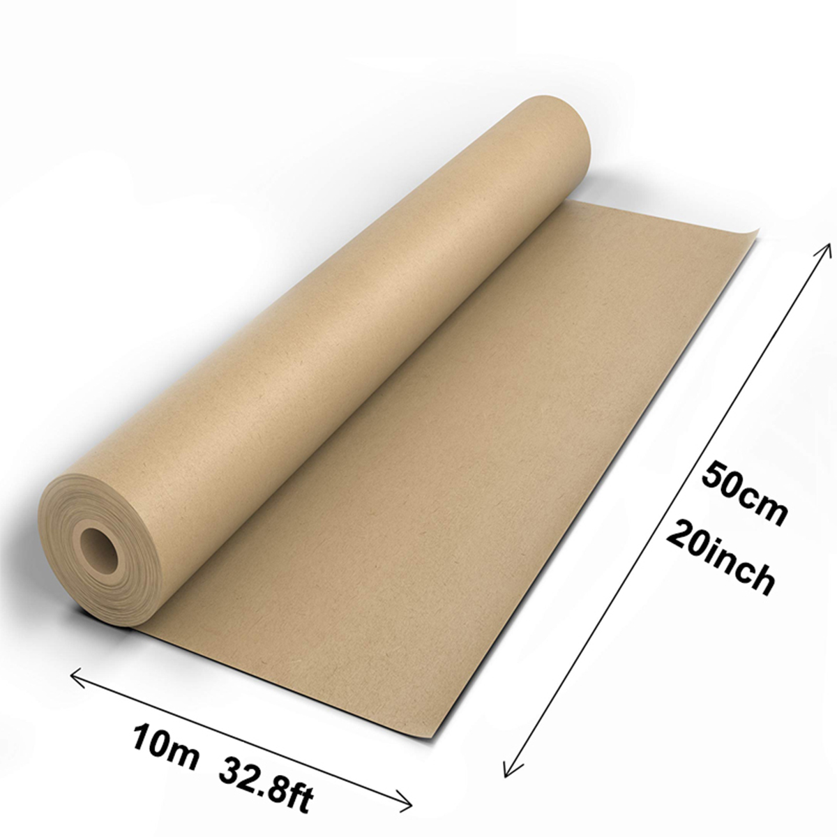 1 Roll of Brown Eco Kraft Pape - Art And Craft Recycle 评论和价格