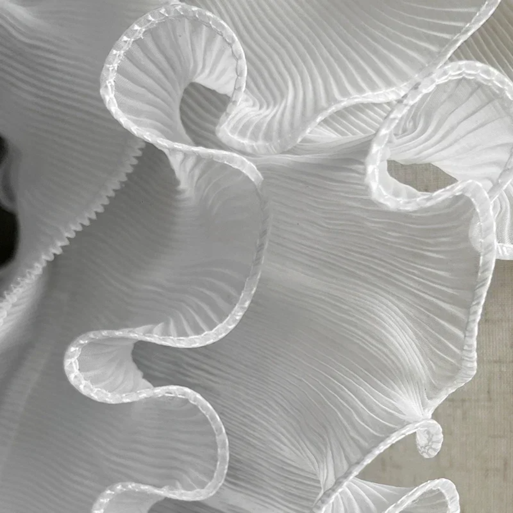 Mist Lace Fabric Pleated Textu - Art Craft Upholstery 评论和价格