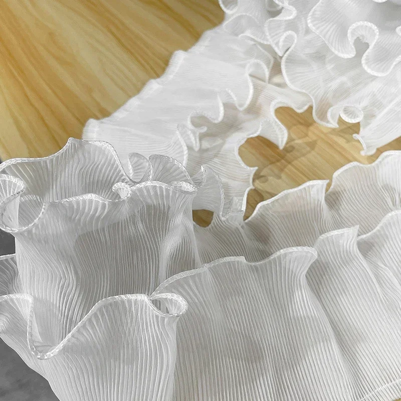 Mist Lace Fabric Pleated Textu - Art Craft Upholstery 评论和价格
