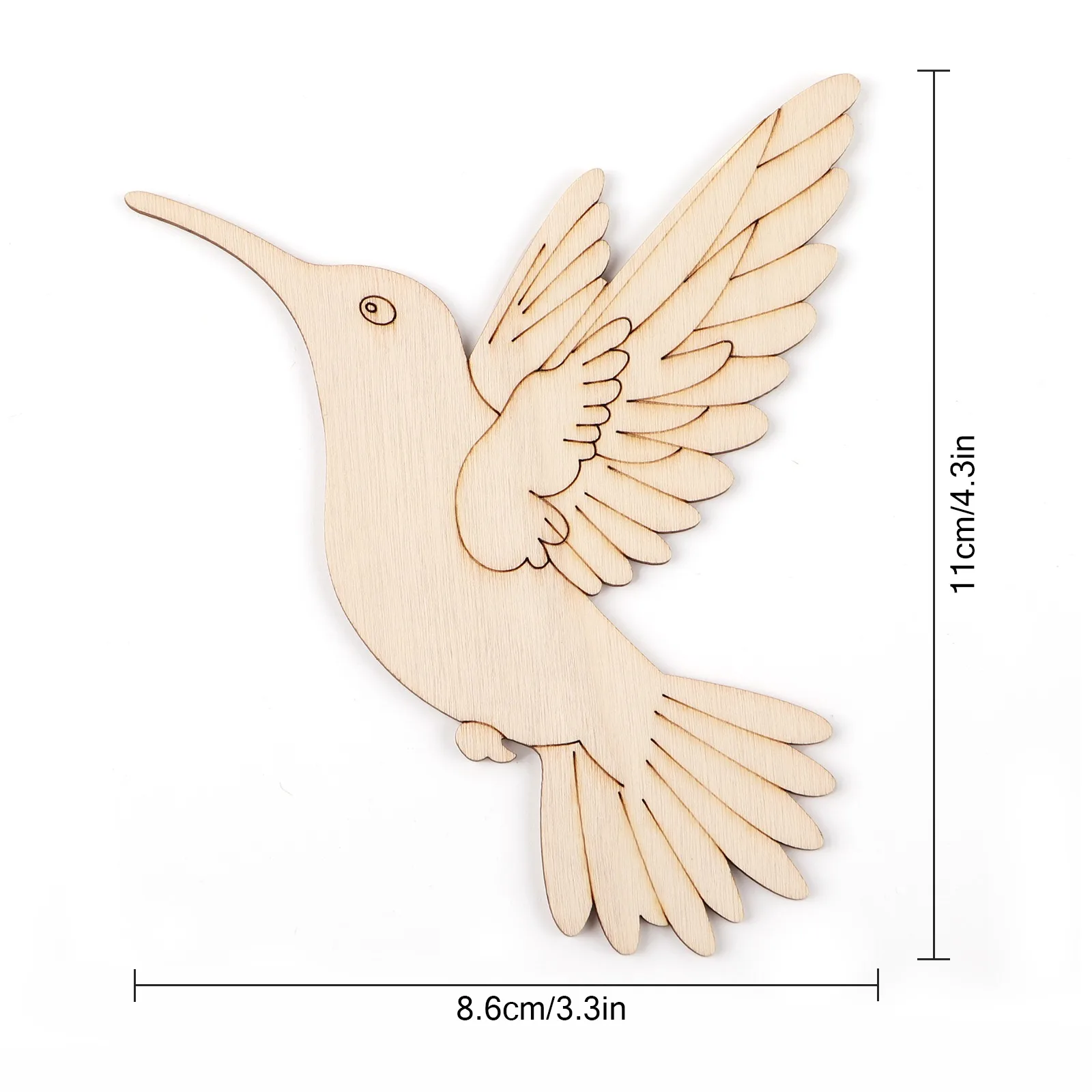 10pcs Unfinished Wood Animal B - Art Craft Us 评论和价格