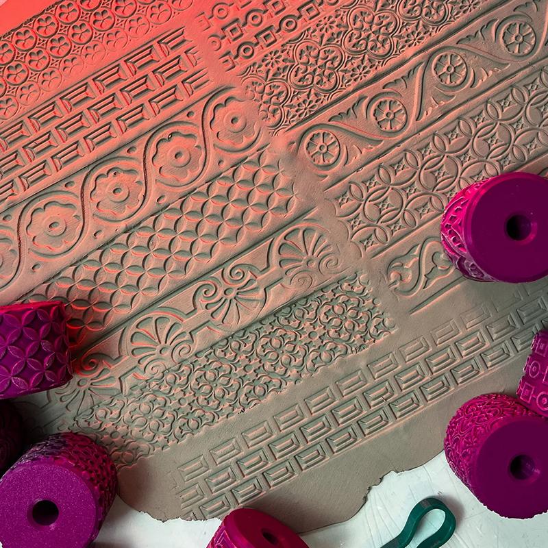 Ceramic Texture Wheel for Clay - Art Craft Workshop 评论和价格