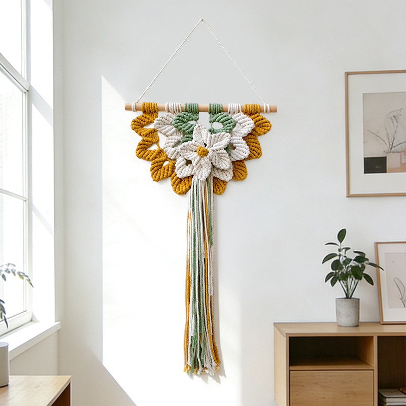 Woven Wall Hanging Boho Geomet - Art And Craft For Nursery 评论和价格