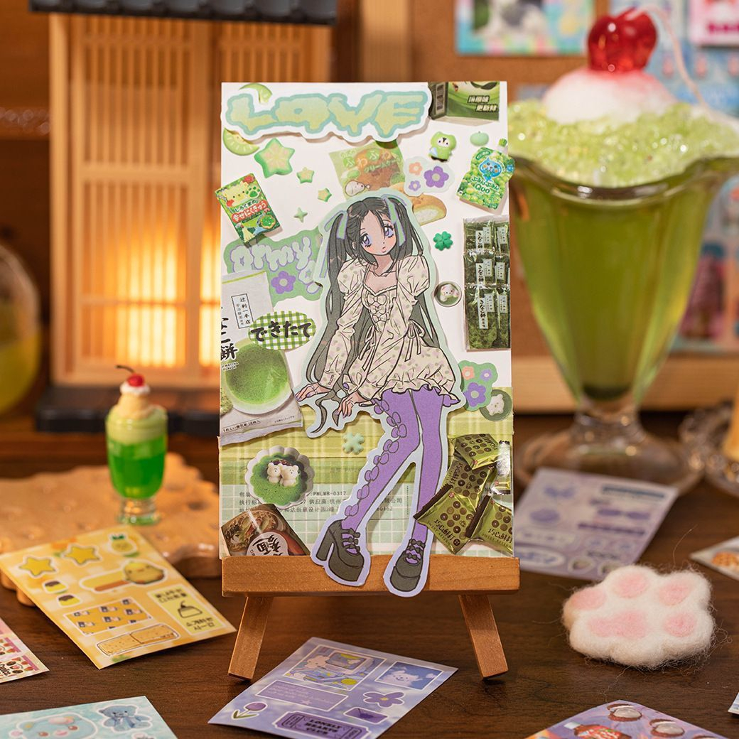 1Book/54PCS Mini Japanese-Styl - Art Craft Workshop 评论和价格