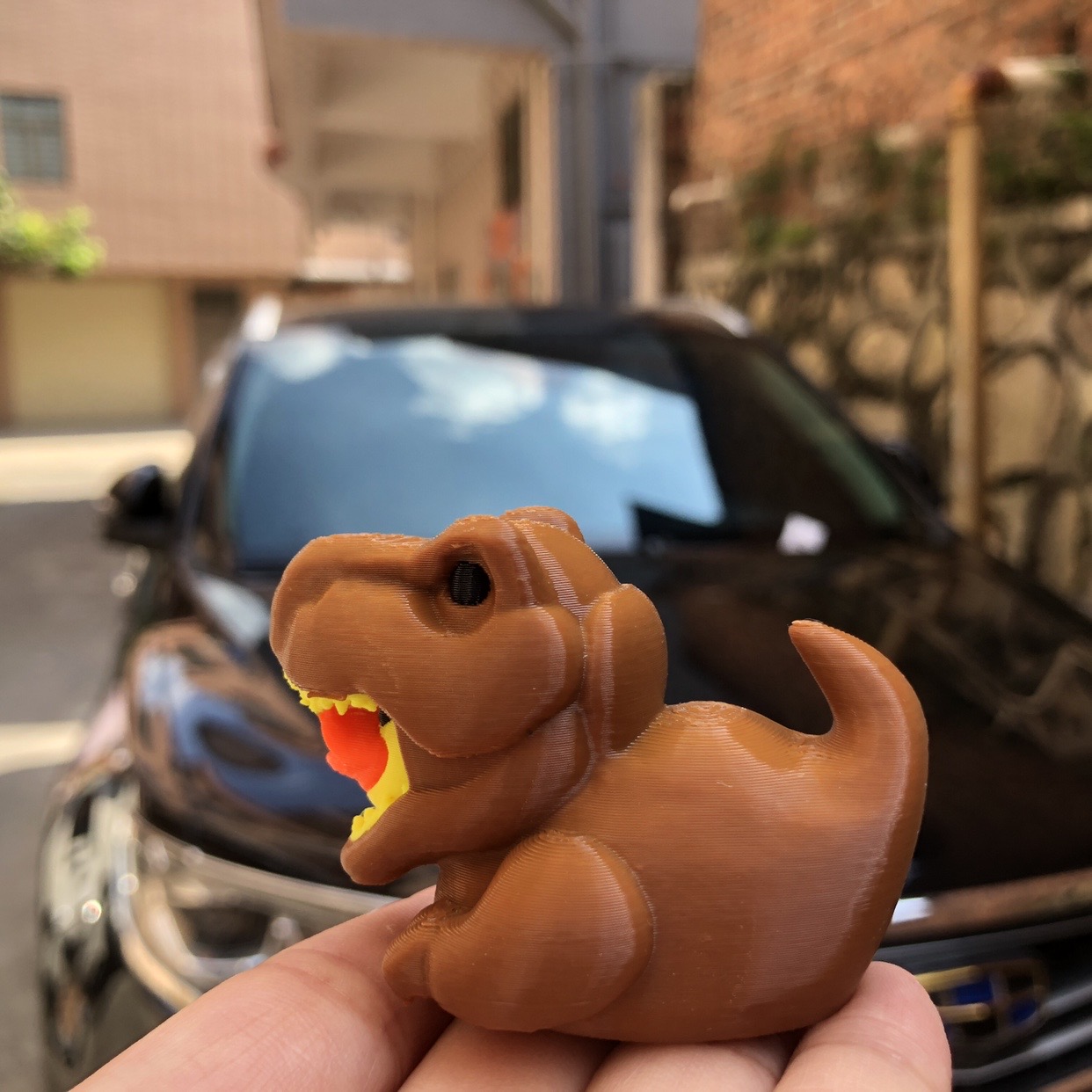 3D Printed Dinosaur Duck Statu - Art Craft Duck 评论和价格