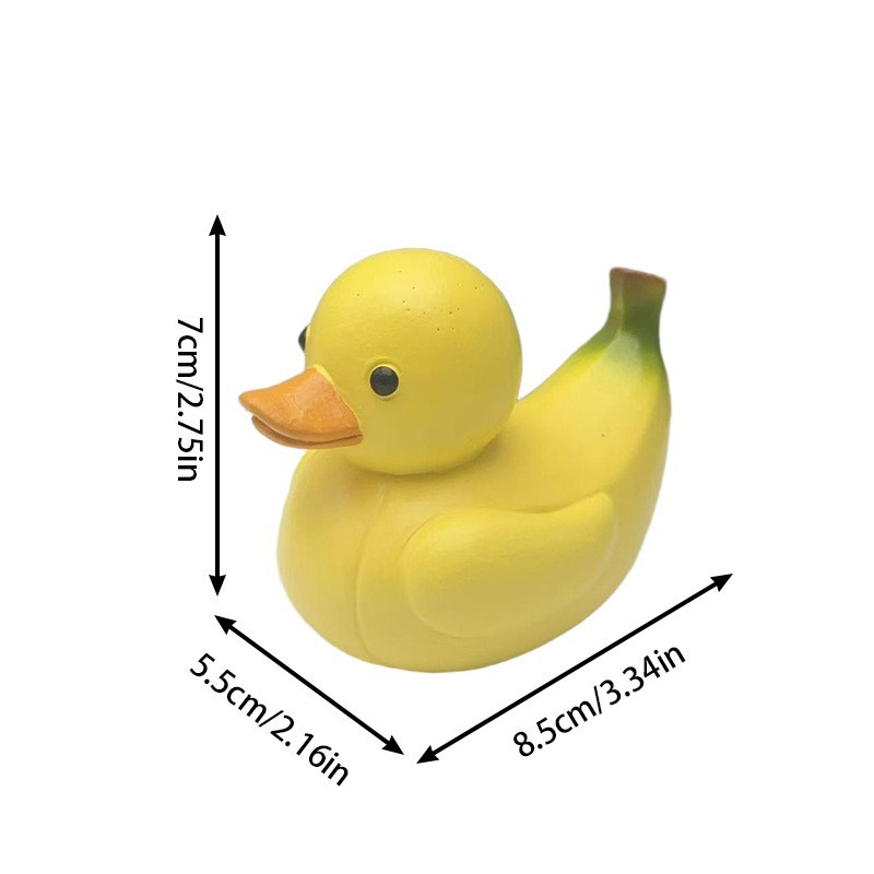 Pineapple Duck Resin Figurine, - Art Craft Duck 评论和价格