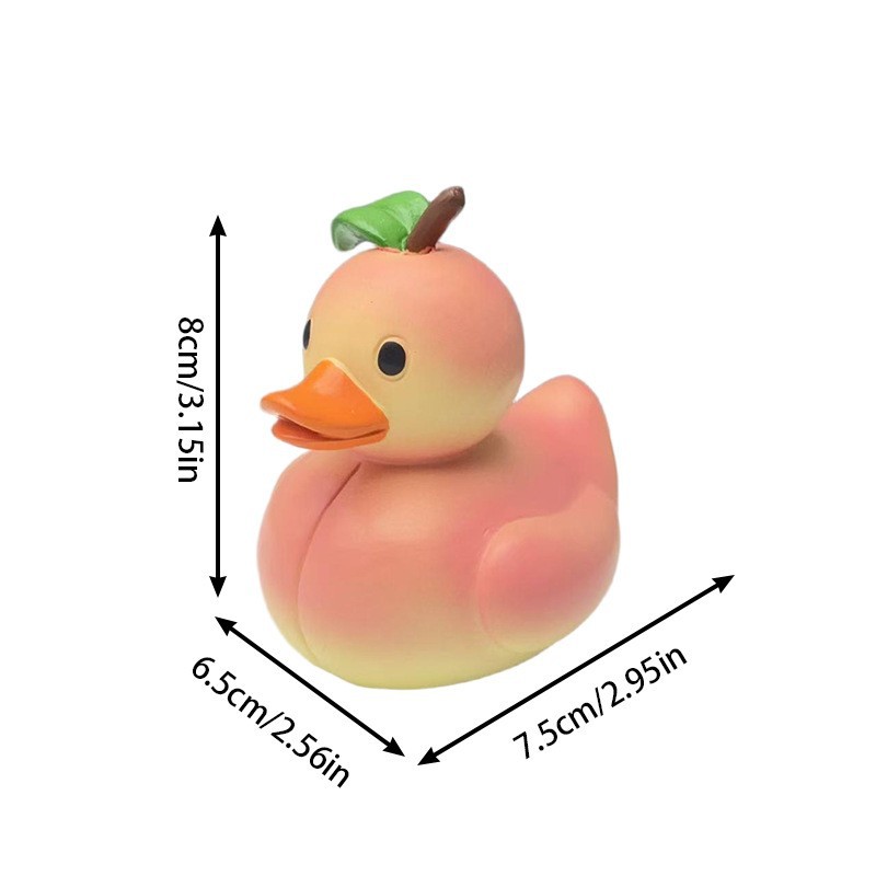 Pineapple Duck Resin Figurine, - Art Craft Duck 评论和价格