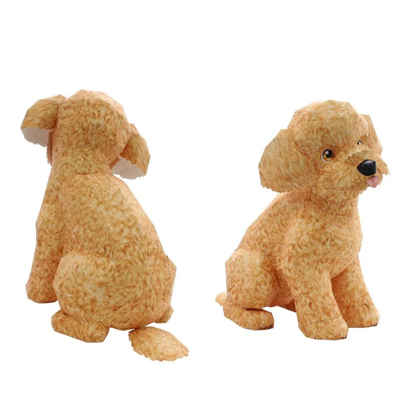 Toy Poodle Dog Folding Origami - Art Craft Center 评论和价格