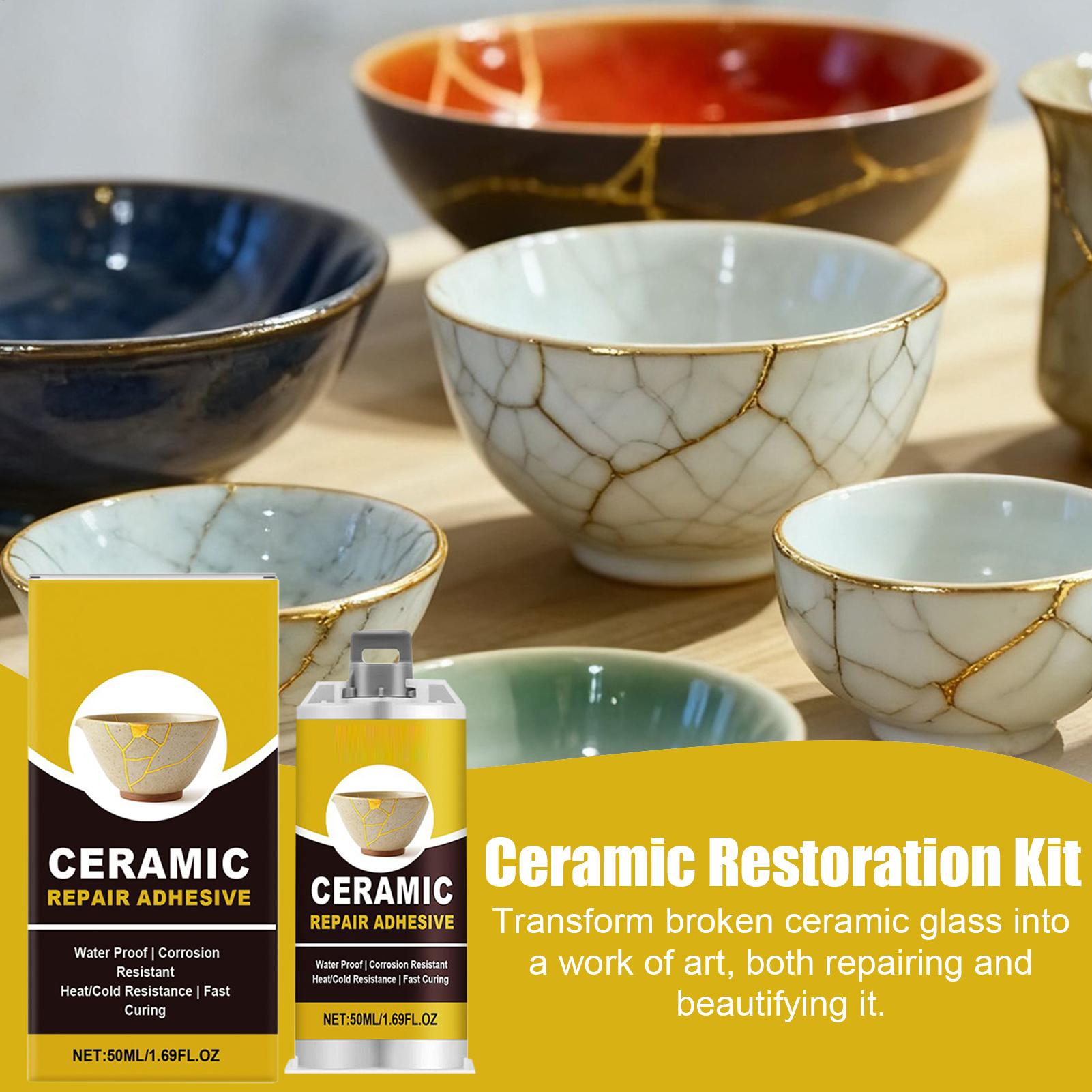 Kintsugi Repair Kit Gold Ceram - Art Craft Workshop 评论和价格