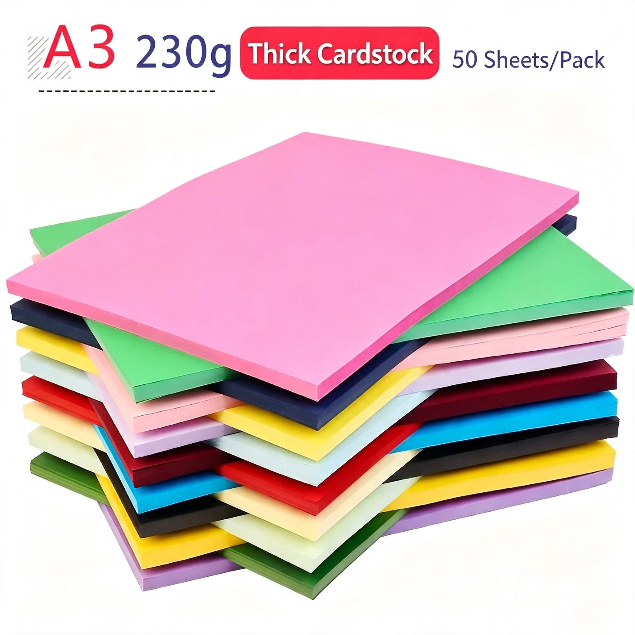 A3 Colored Cardstock 230gsm Th - Art And Craft Recycle 评论和价格