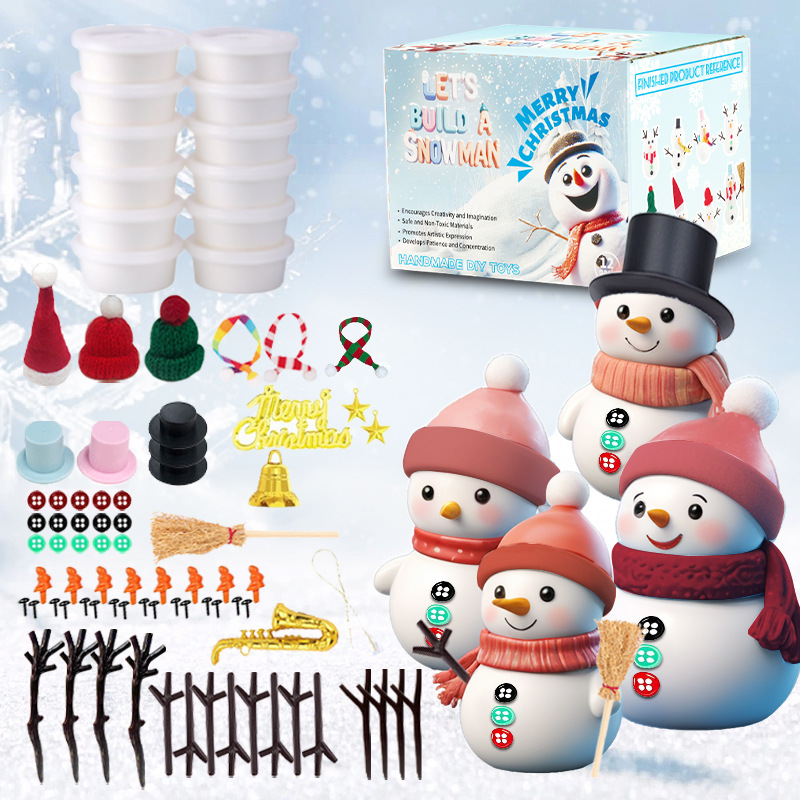 12 DIY Snowman set toys, Chris - Art Craft Upholstery 评论和价格