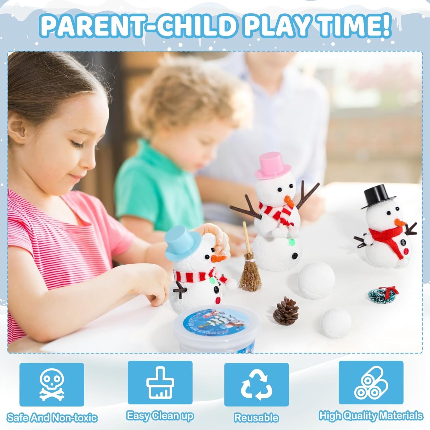 12 DIY Snowman set toys, Chris - Art Craft Upholstery 评论和价格