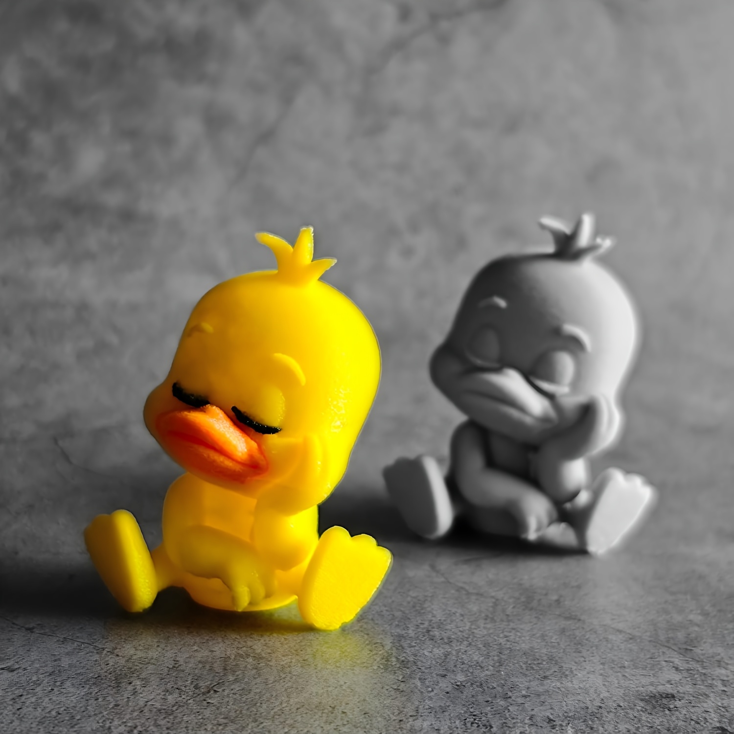 1pc Cute Heart Hands Duck Car  - Art Craft Duck 评论和价格