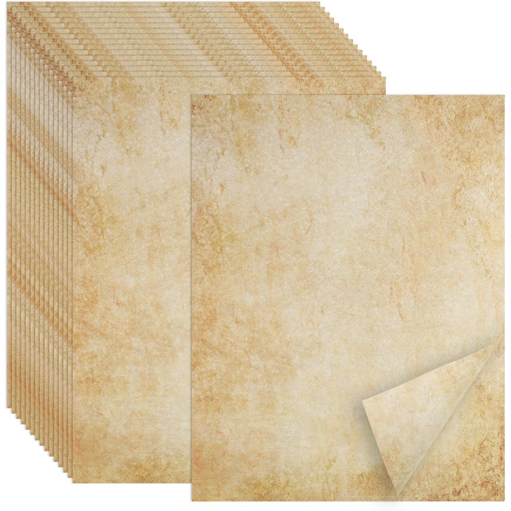 Vintage Parchment Paper 70 She - Art And Craft Letter X 评论和价格