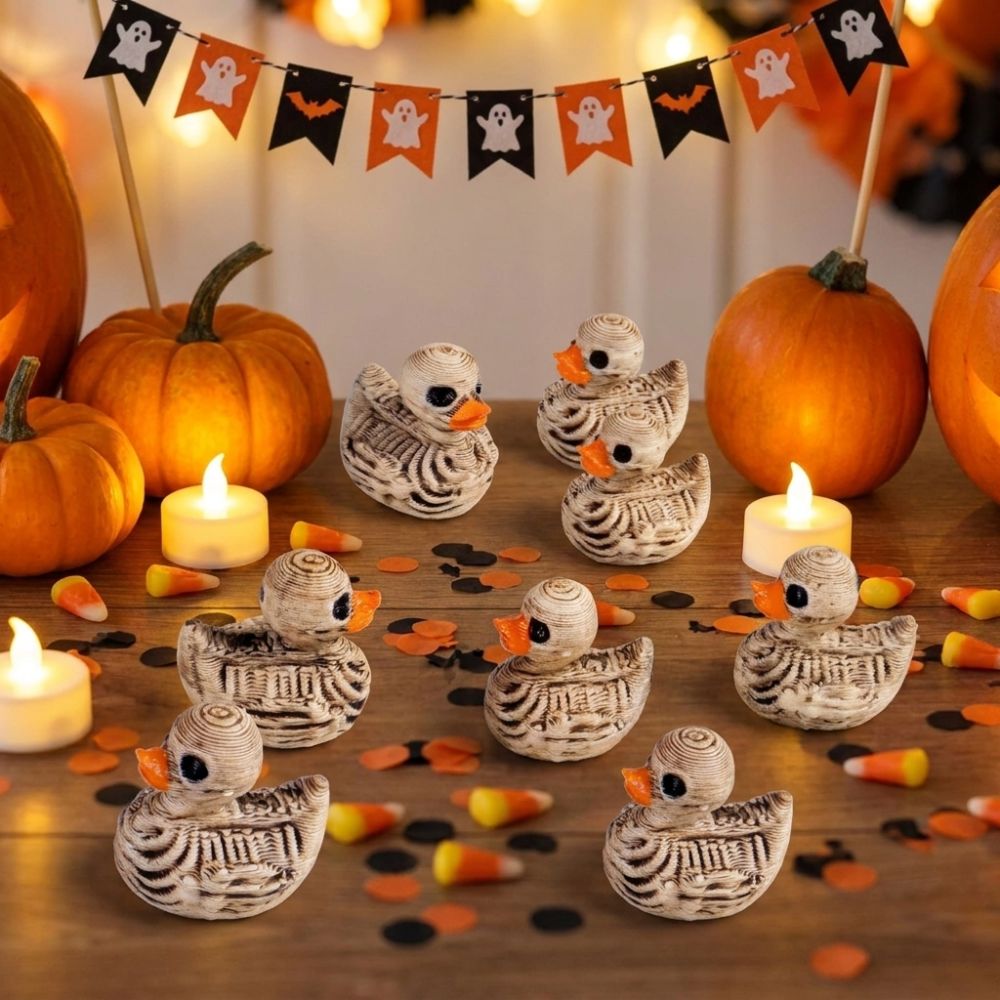 Gothic Style Halloween Skeleto - Art Craft Duck 评论和价格