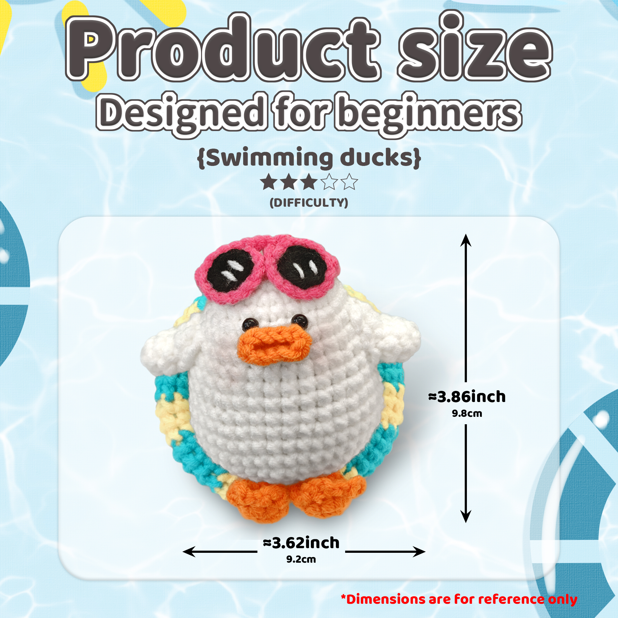YAMAXIN DIY Crochet Needle Kit - Art Craft Duck 评论和价格