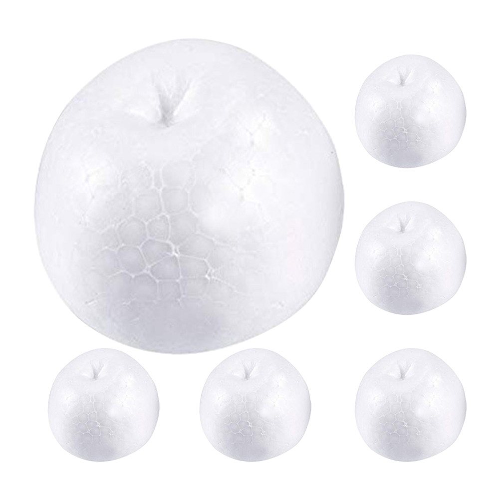 6Pcs Blank White Polystyrene D - Art Craft School 评论和价格
