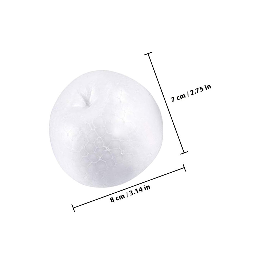 6Pcs Blank White Polystyrene D - Art Craft School 评论和价格