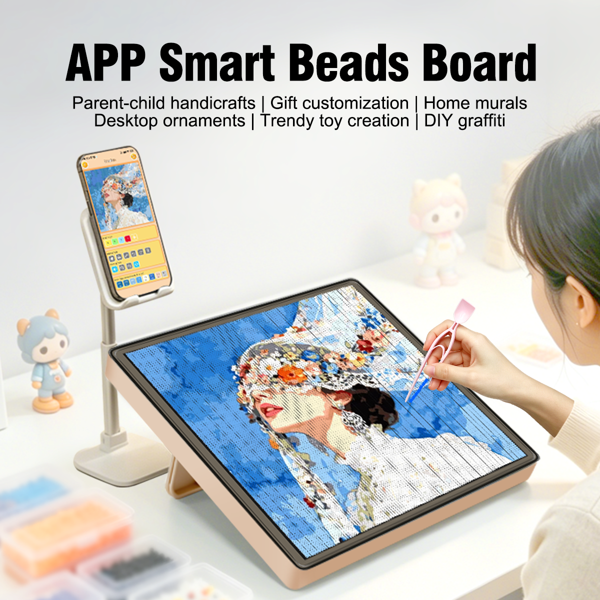 LED Fuse Beads Craft Pegboard  - Art Craft Us 评论和价格