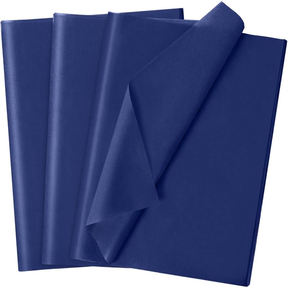 120 Sheets Navy Blue Tissue Pa - Art Craft Us 评论和价格