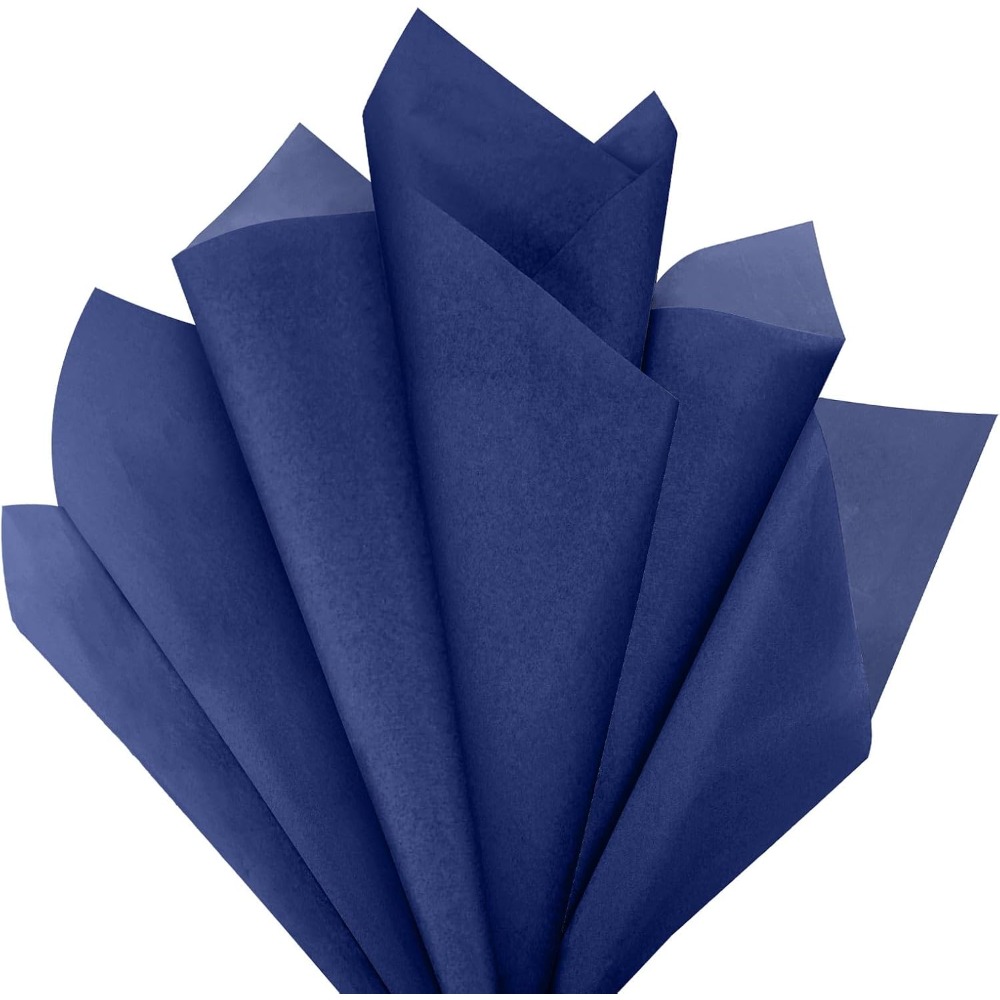 120 Sheets Navy Blue Tissue Pa - Art Craft Us 评论和价格