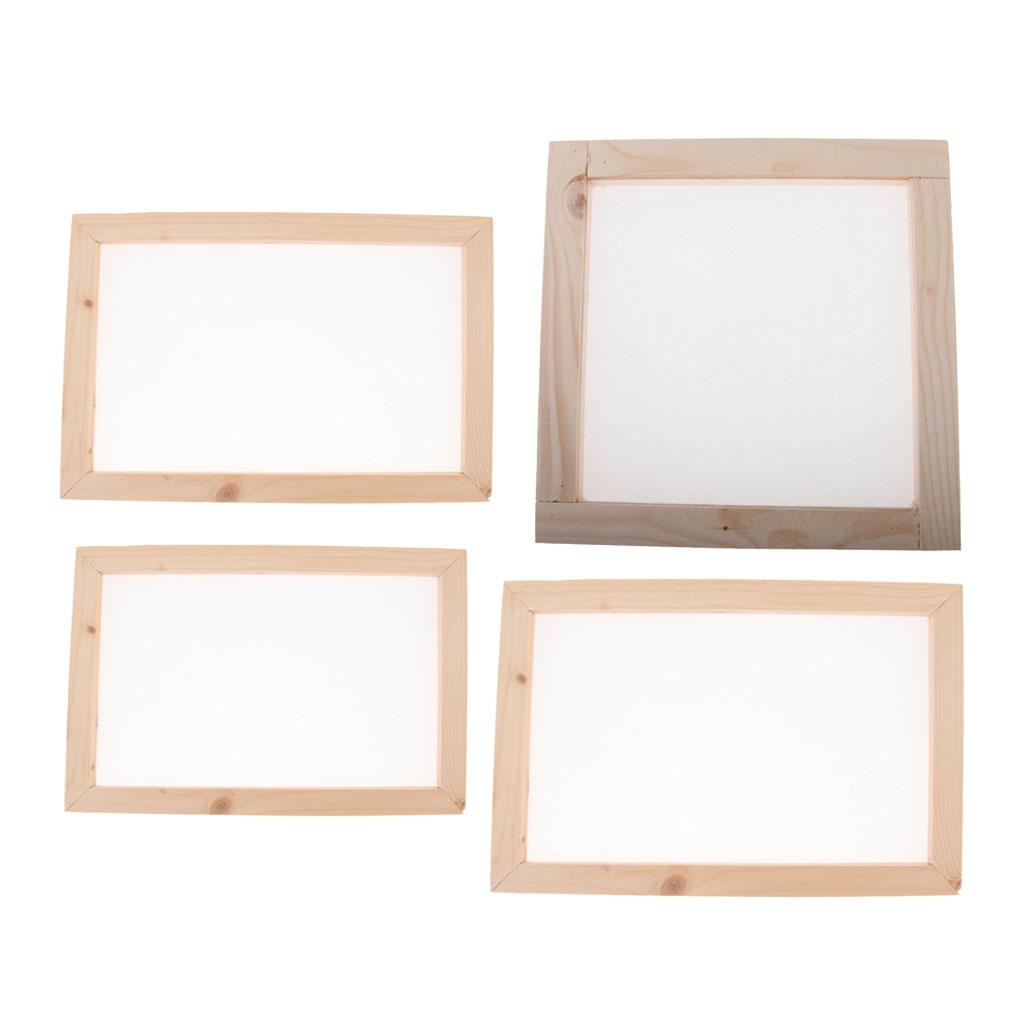 Wooden Paper Making Screen Rec - Art Craft Recycled Materials 评论和价格