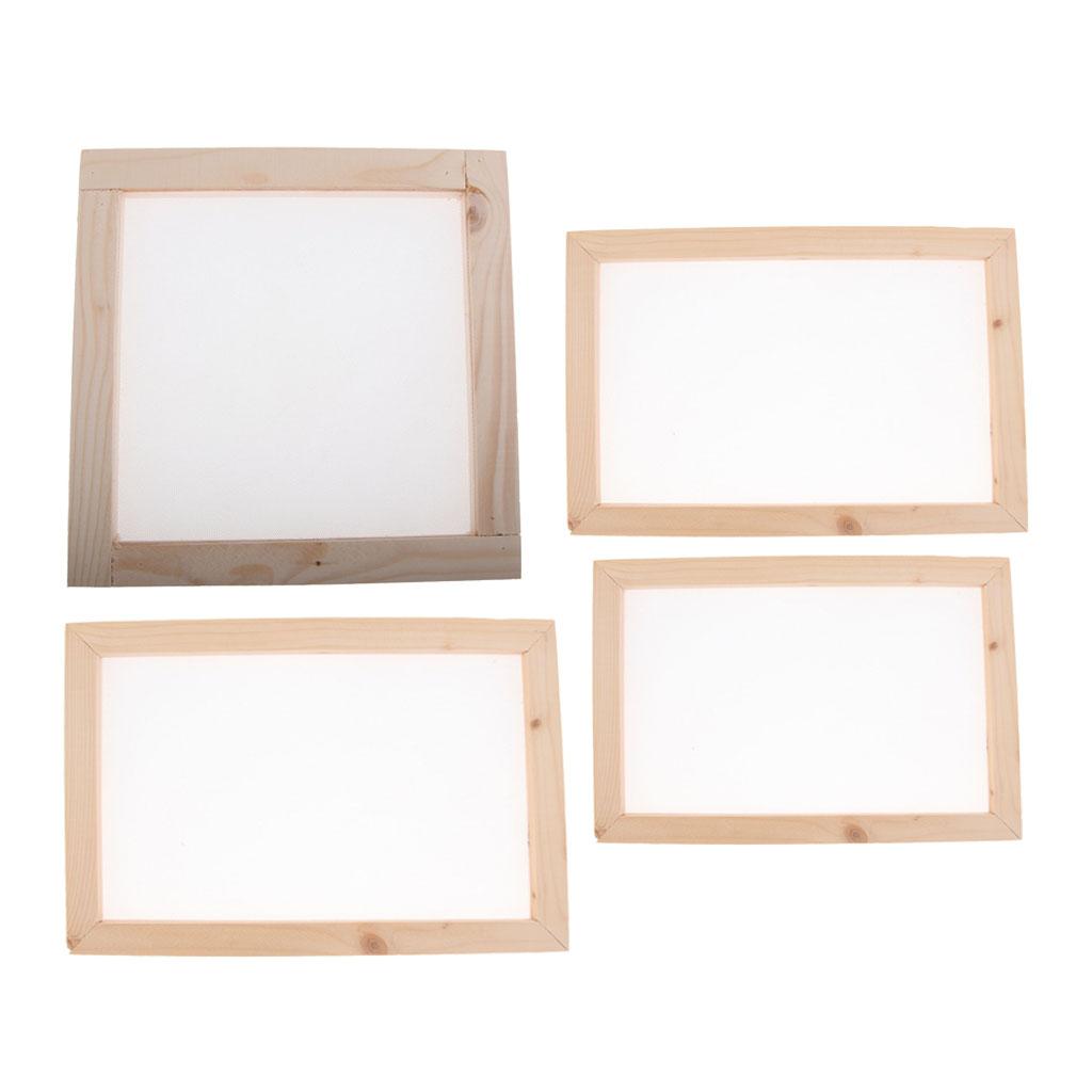 Wooden Paper Making Screen Rec - Art Craft Recycled Materials 评论和价格