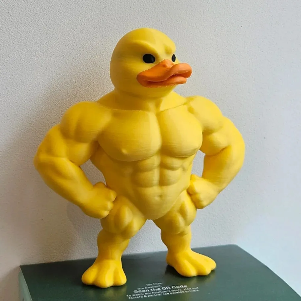 Muscle Duck Statue -3D Desktop - Art Craft Duck 评论和价格