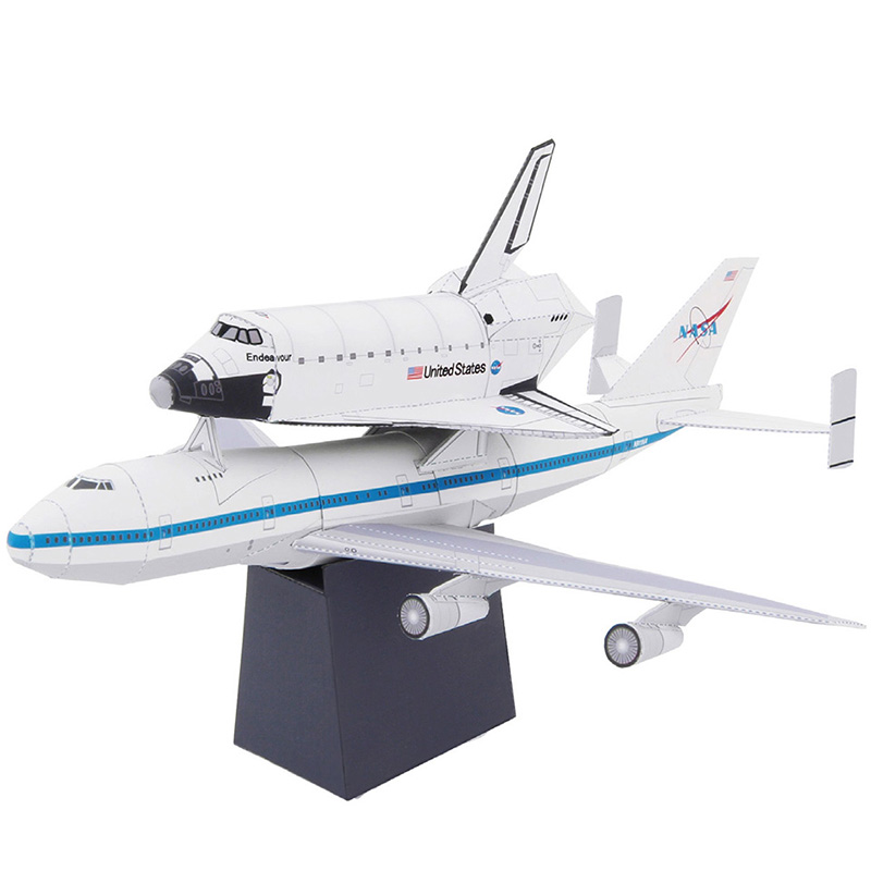 Boeing 747 Shuttle Carrier Air - Art Craft Center 评论和价格