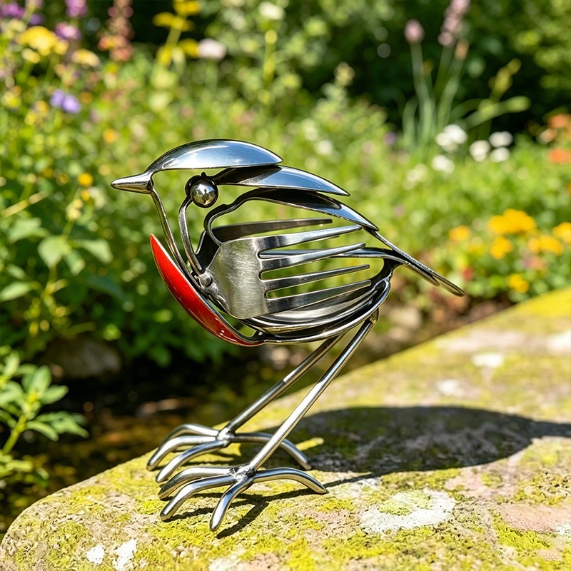 Scrap Metal Art Robin Sculptur - Art And Craft Recycle 评论和价格