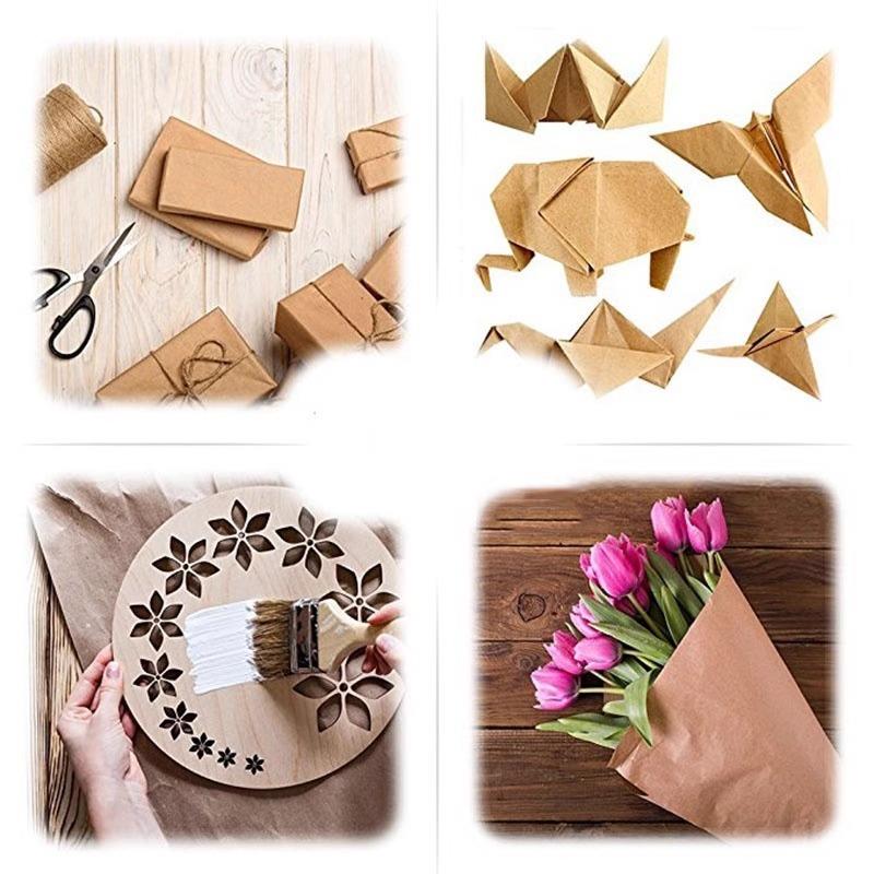 10M Brown Kraft Paper Gift Flo - Art Craft Recycled Materials 评论和价格