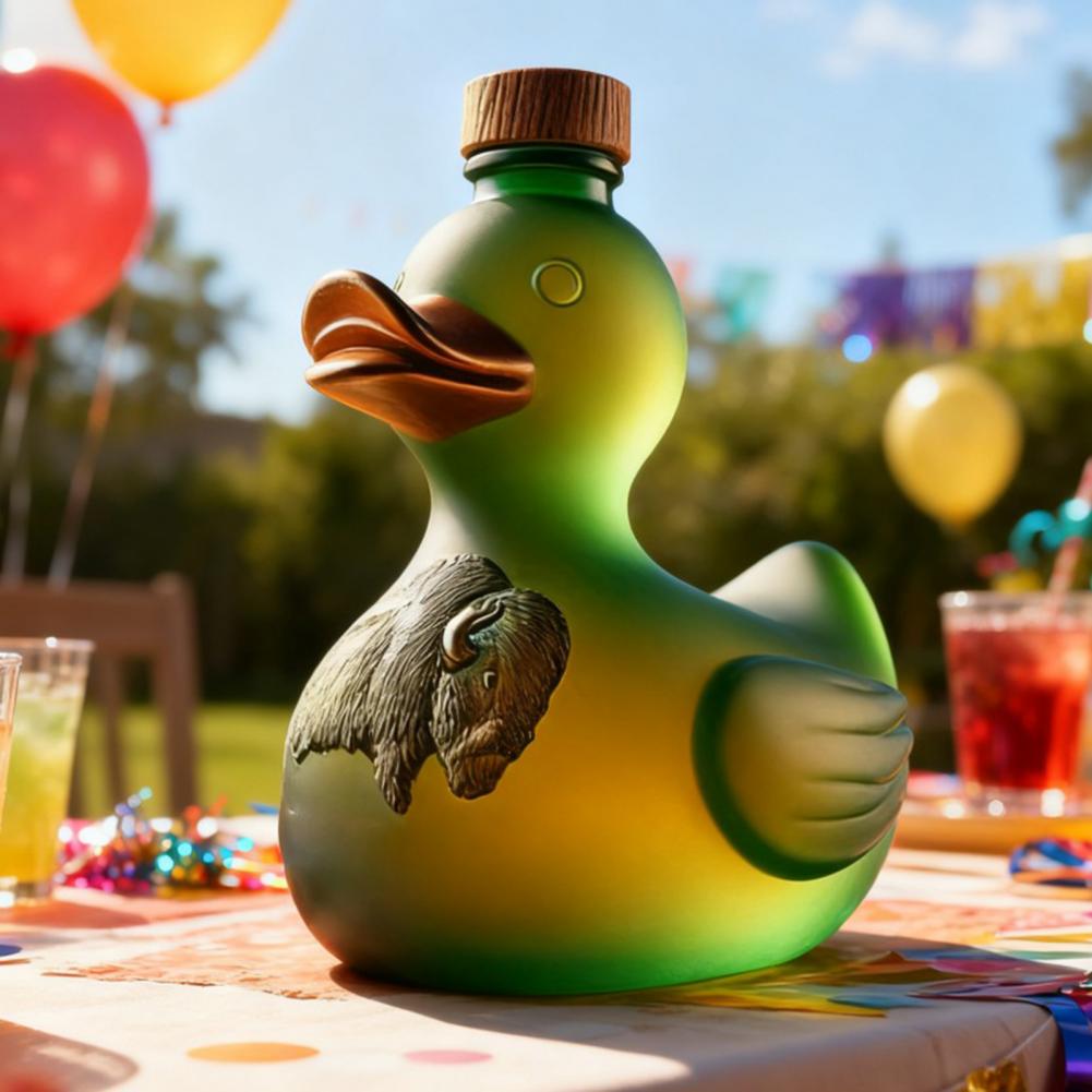Whimsical Duck-shaped Flask Ar - Art Craft Duck 评论和价格